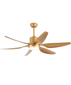 Quạt trần 6 cánh Nanoco vàng đồng NCF5462-GL