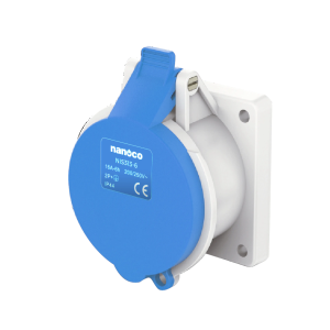 Ổ cắm gắn âm thẳng Nanoco NIS313-6 3P 16A IP44