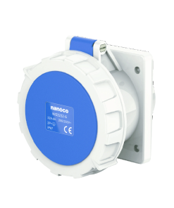 Ổ cắm gắn âm thẳng Nanoco NIS3232-6 3P 32A IP67