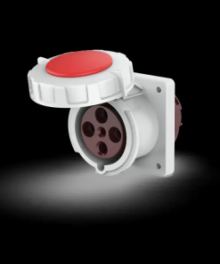 Ổ cắm gắn âm thẳng Nanoco NIS334-6 4P 63A IP67