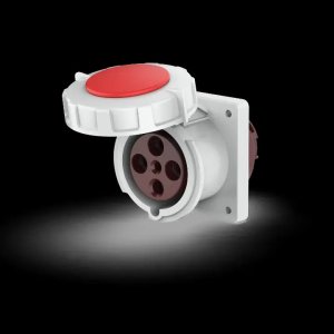 Ổ cắm gắn âm thẳng Nanoco NIS334-6 4P 63A IP67