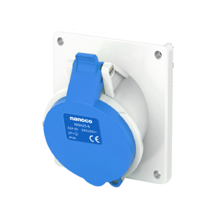 Ổ cắm gắn âm nghiêng Nanoco NIS423-6 3P 32A IP44