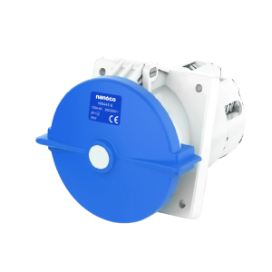 Ổ cắm gắn âm nghiêng Nanoco NIS443-6  3P 125A IP67