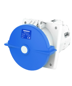 Ổ cắm gắn âm nghiêng Nanoco NIS443-6  3P 125A IP67