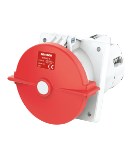 Ổ cắm gắn âm nghiêng Nanoco NIS445-6  5P 125A IP67