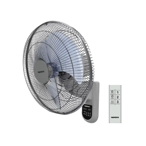 Quạt treo tường Nanoco màu ghi remote NWF1612RC-G