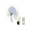 Quạt treo tường Nanoco màu beige remote NWF1612RC-BE