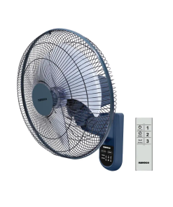 Quạt treo tường Nanoco màu xanh remote NWF1612RC-BL